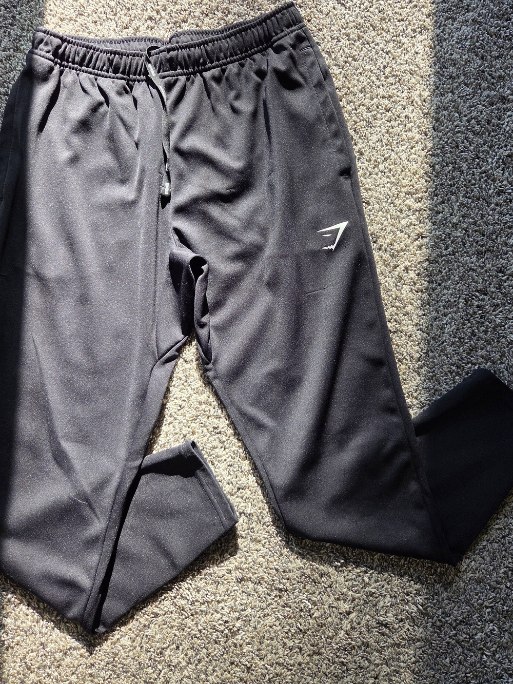 Gymshark Men's Black Performance Track Pants